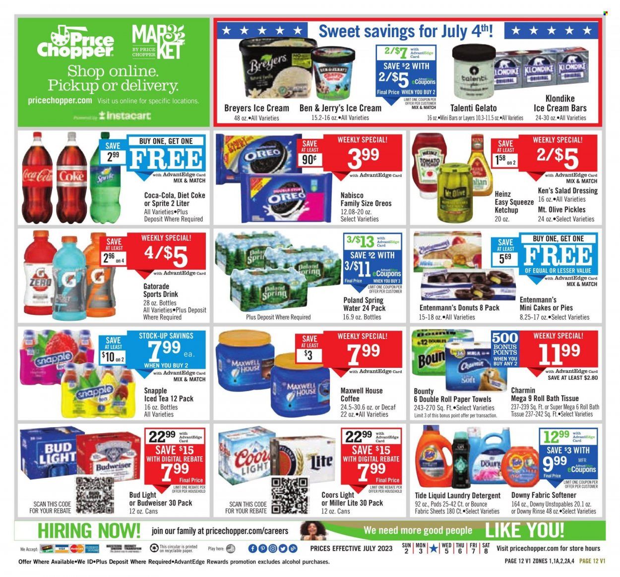 Price Chopper (CT, MA, NY, PA, VT) Weekly Ad Flyer Specials July 2 to July 8, 2023