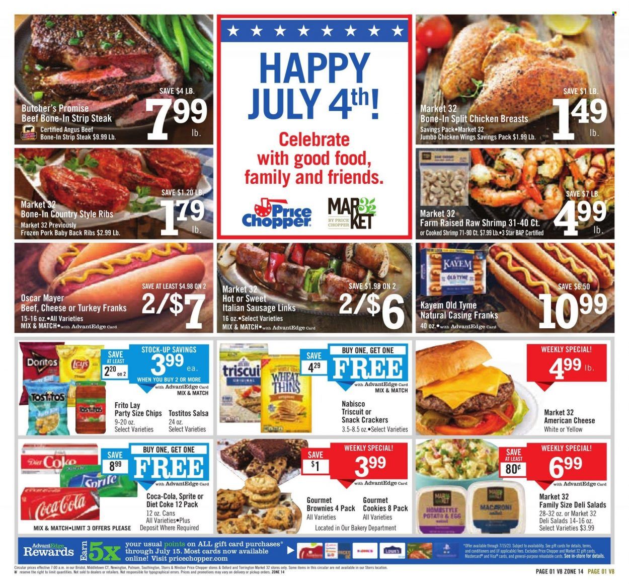 Price Chopper (CT) Weekly Ad Flyer Specials July 2 to July 8, 2023