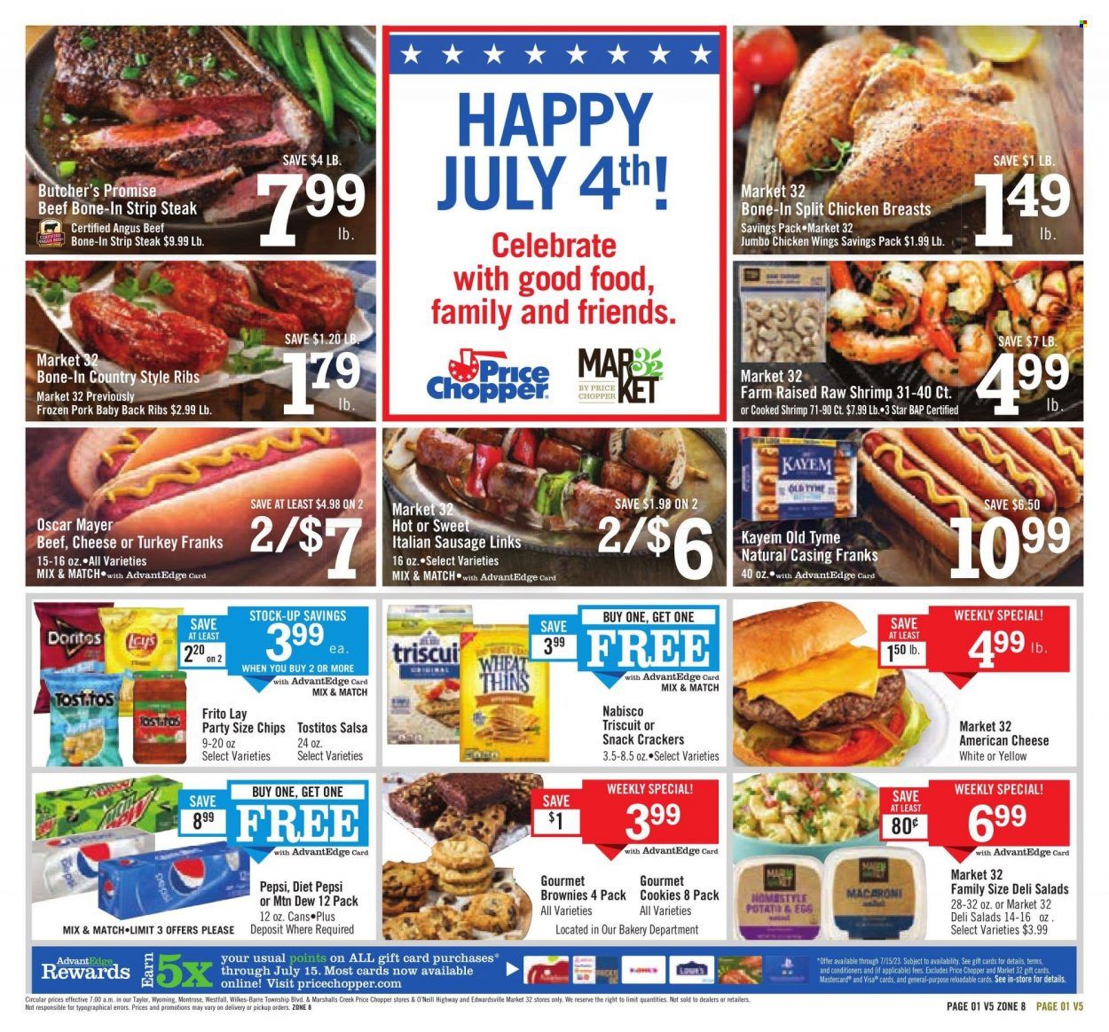 Price Chopper (PA) Weekly Ad Flyer Specials July 2 to July 8, 2023