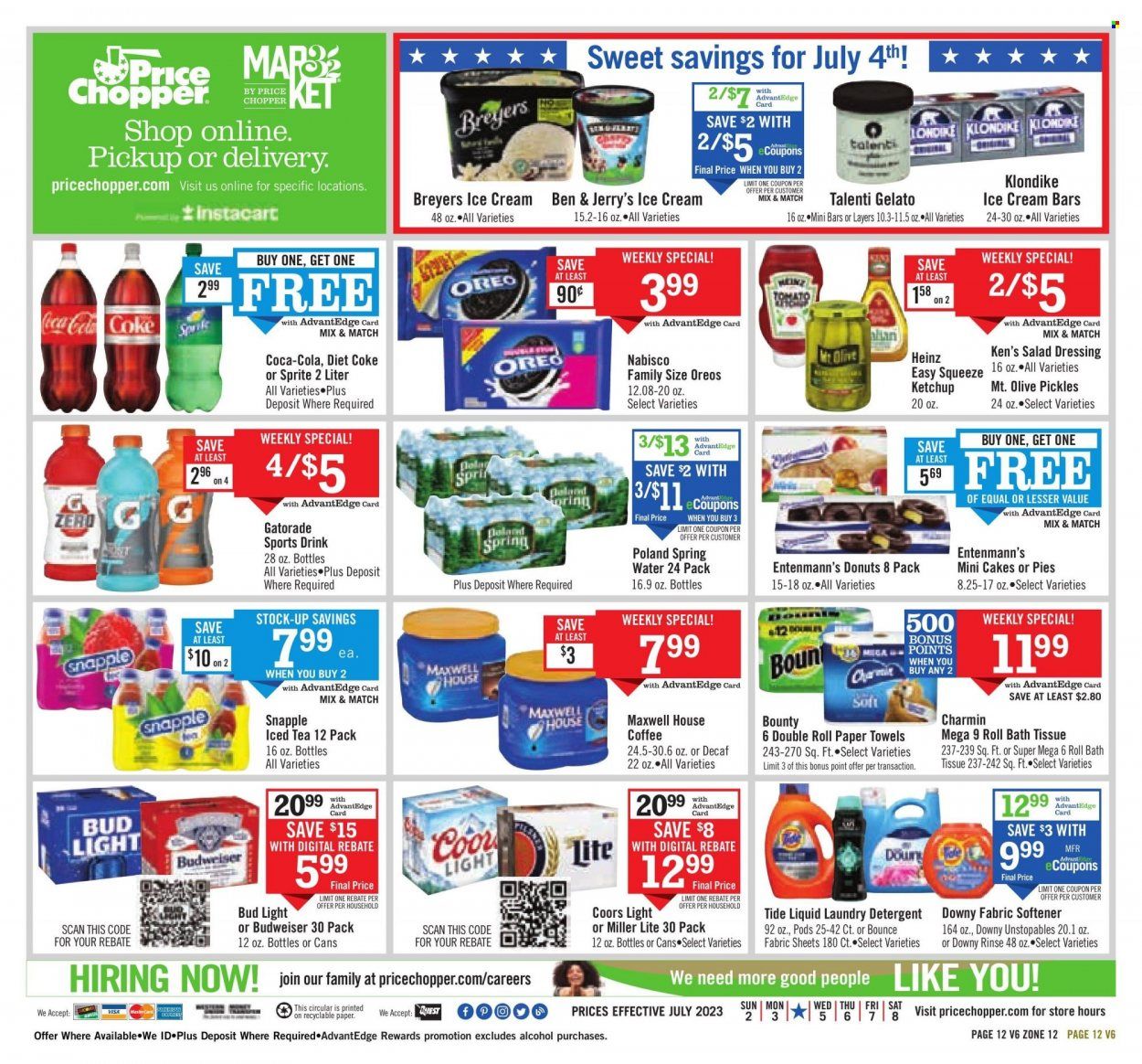 Price Chopper (VT) Weekly Ad Flyer Specials July 2 to July 8, 2023