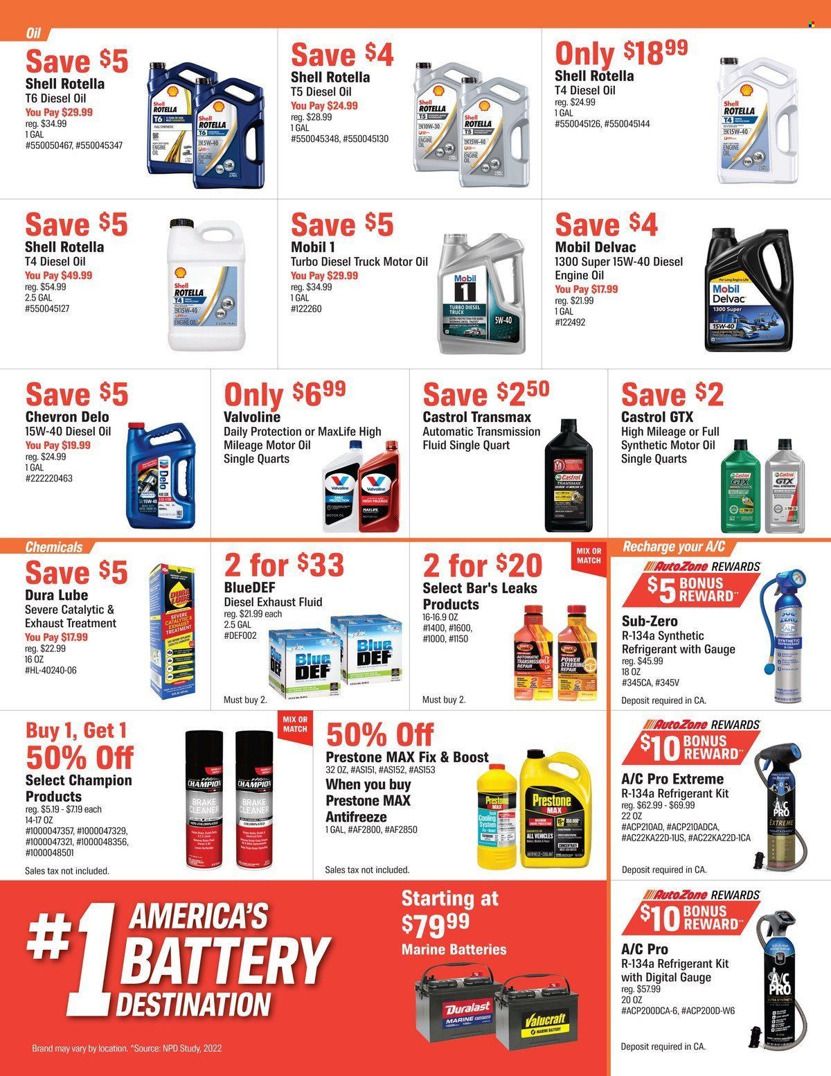 Autozone Weekly Ad Flyer Specials June 27 to July 24, 2023
