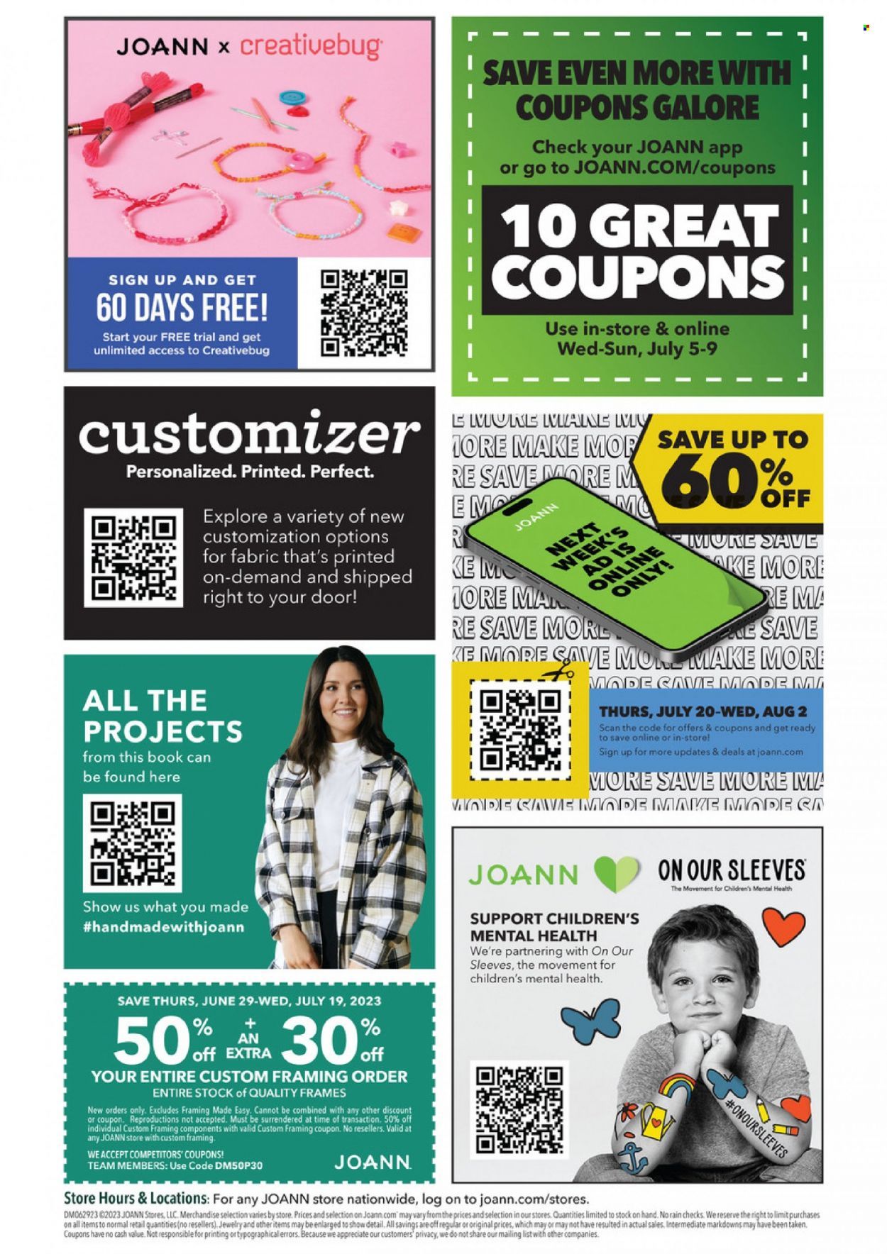 JOANN Weekly Ad Flyer Specials June 29 to July 19, 2023