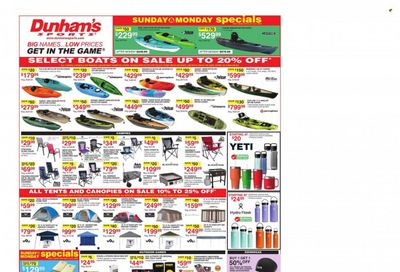 Dunham's Sports (MI, PA) Weekly Ad Flyer Specials July 1 to July 6, 2023