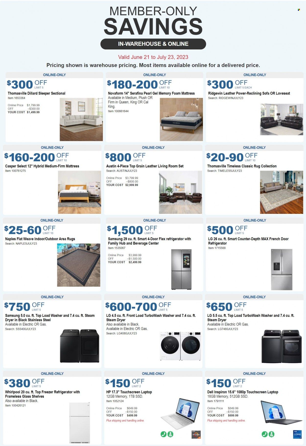 Costco Weekly Ad Flyer Specials June 21 to July 23, 2023