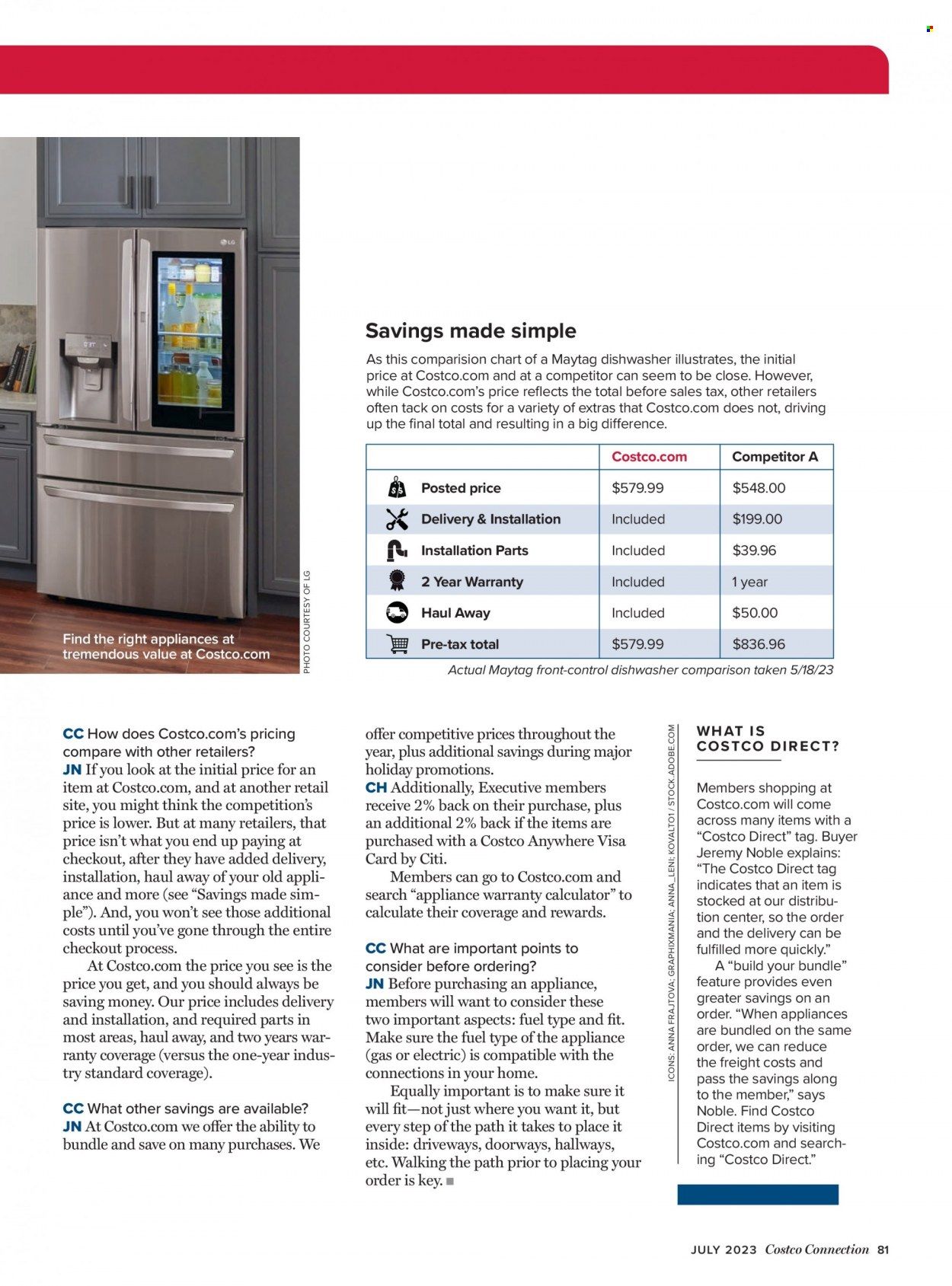 Costco Weekly Ad Flyer Specials July 1 to July 31, 2023