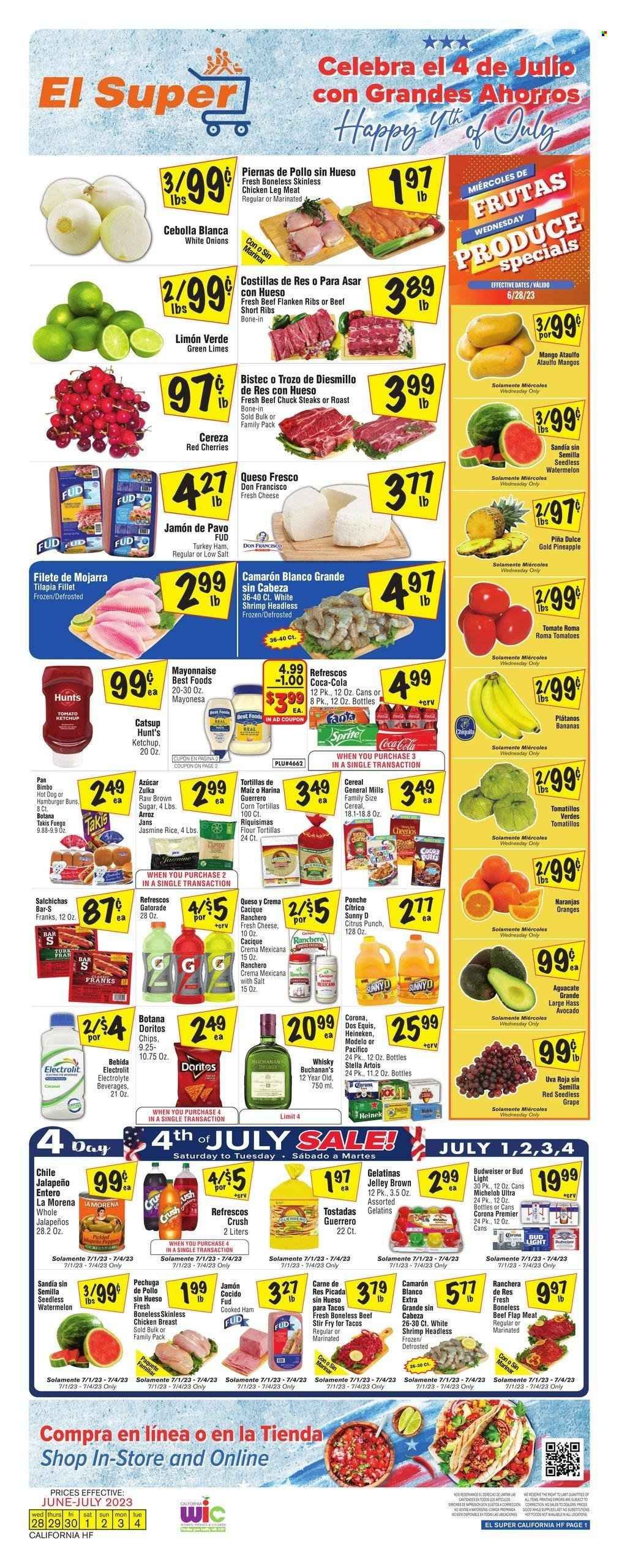 El Super (CA) Weekly Ad Flyer Specials June 28 to July 4, 2023
