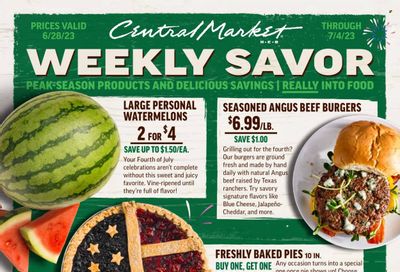 Central Market (TX) Weekly Ad Flyer Specials June 28 to July 4, 2023