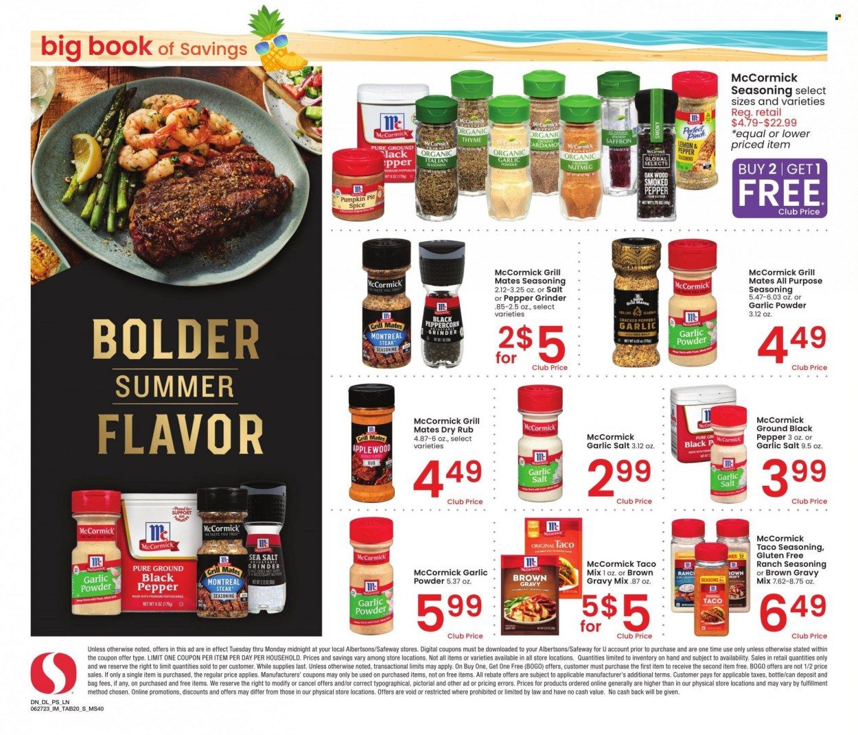Safeway (MT, WY) Weekly Ad Flyer Specials June 27 to July 24, 2023