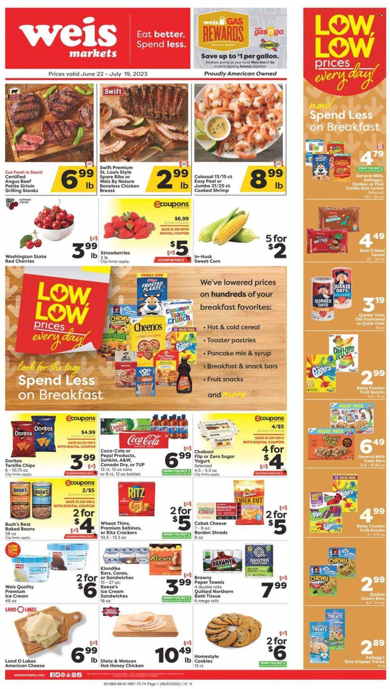 Weis (MD, NY, PA) Weekly Ad Flyer Specials June 22 to July 19, 2023