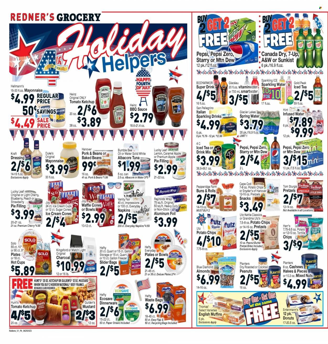Redner's Markets (DE, MD, PA) Weekly Ad Flyer Specials June 29 to July 5, 2023