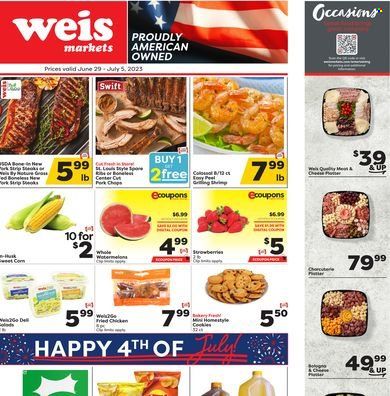 Weis (MD, NY, PA) Weekly Ad Flyer Specials June 29 to July 5, 2023