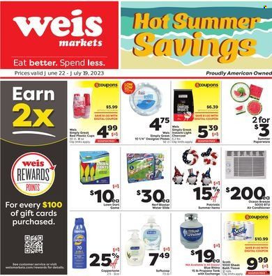 Weis (MD, NY, PA) Weekly Ad Flyer Specials June 29 to July 5, 2023