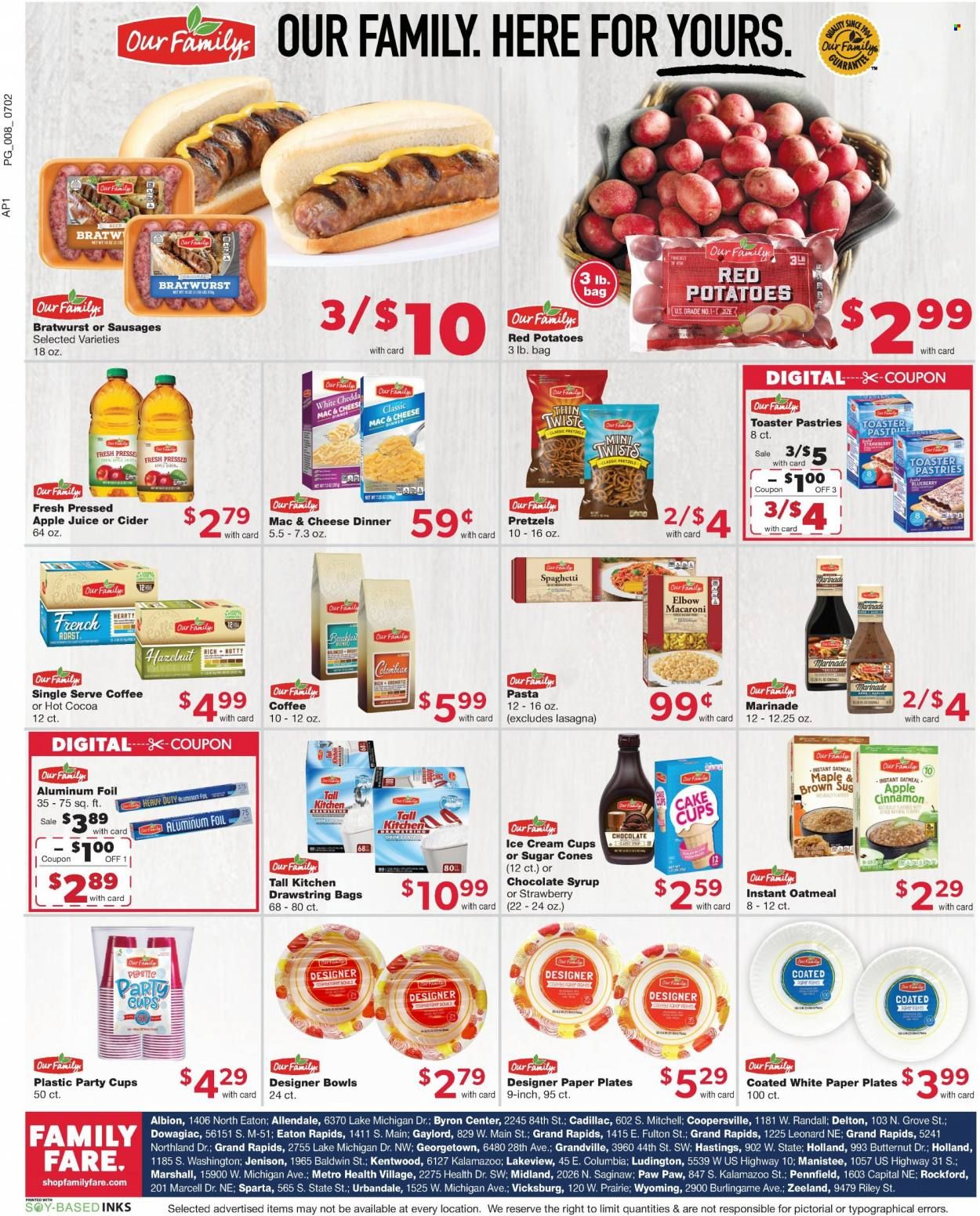 Family Fare (MI) Weekly Ad Flyer Specials July 2 to July 8, 2023