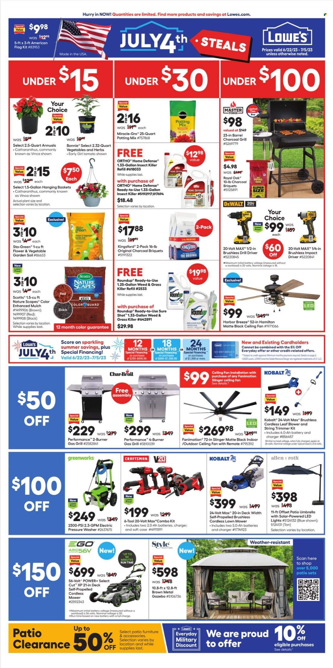 Lowe's Weekly Ad Flyer Specials June 22 to July 5, 2023