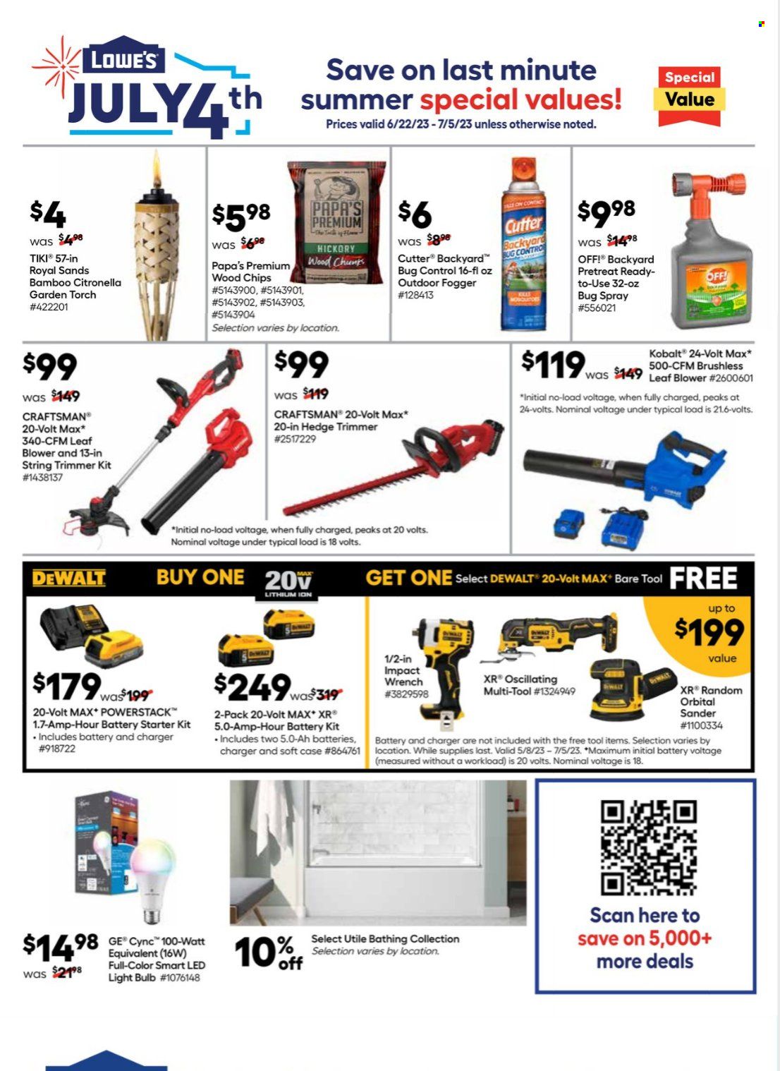 Lowe's Weekly Ad Flyer Specials June 22 to July 5, 2023