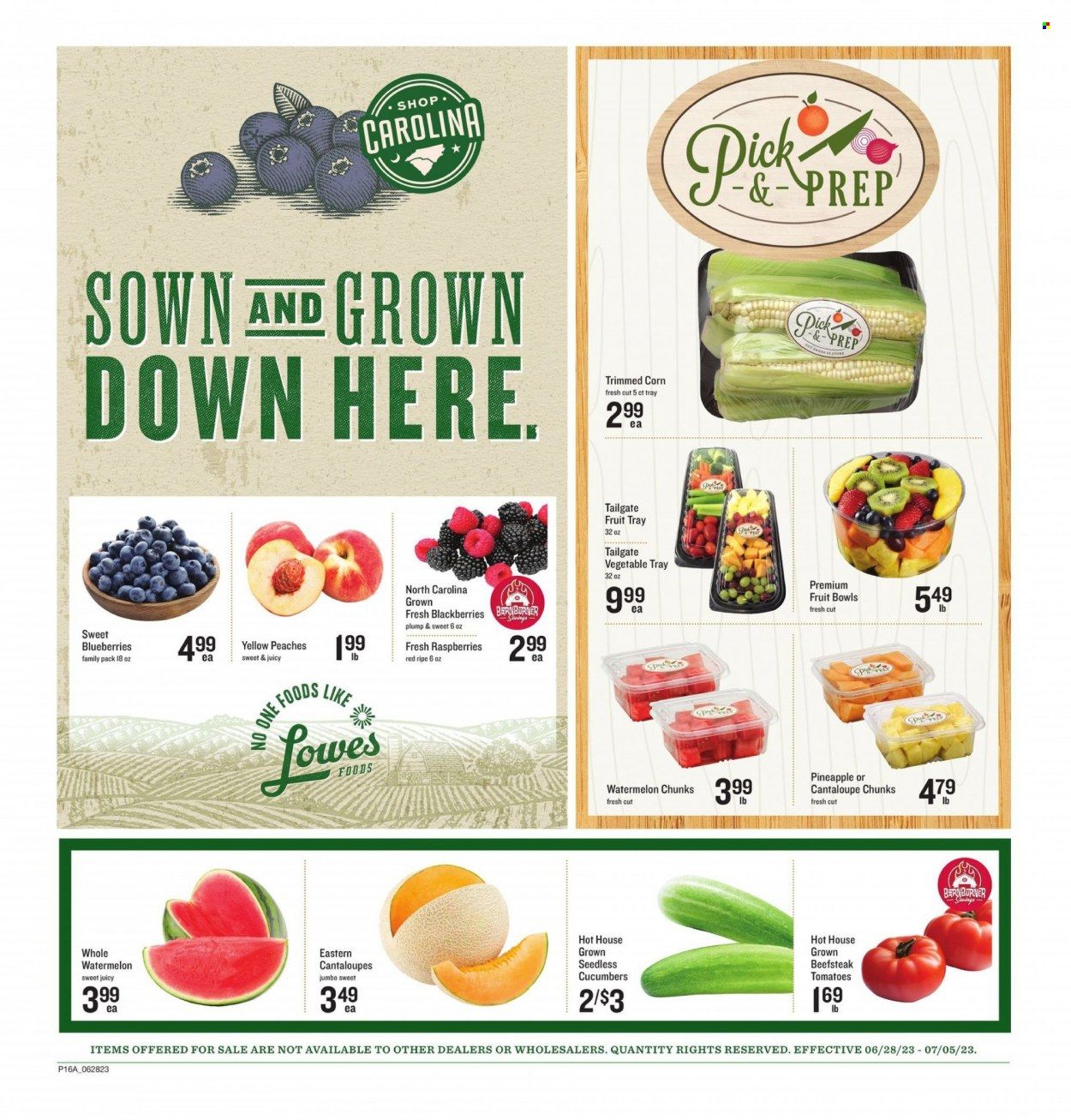 Lowes Foods (NC, SC) Weekly Ad Flyer Specials June 28 to July 5, 2023