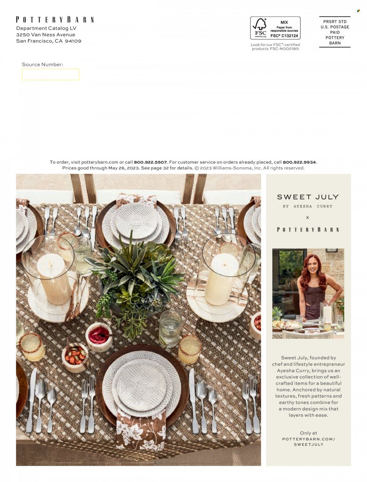 Pottery Barn Promotions & Flyer Specials January 2024