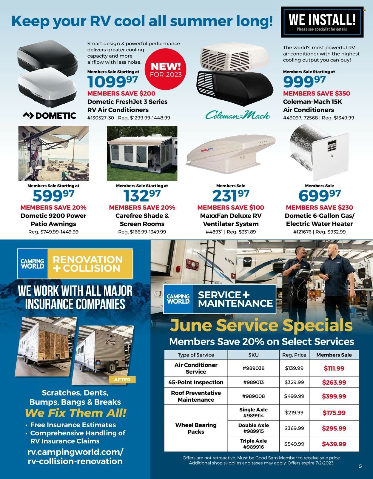 Camping World Weekly Ad Flyer Specials June 15 to July 5, 2023