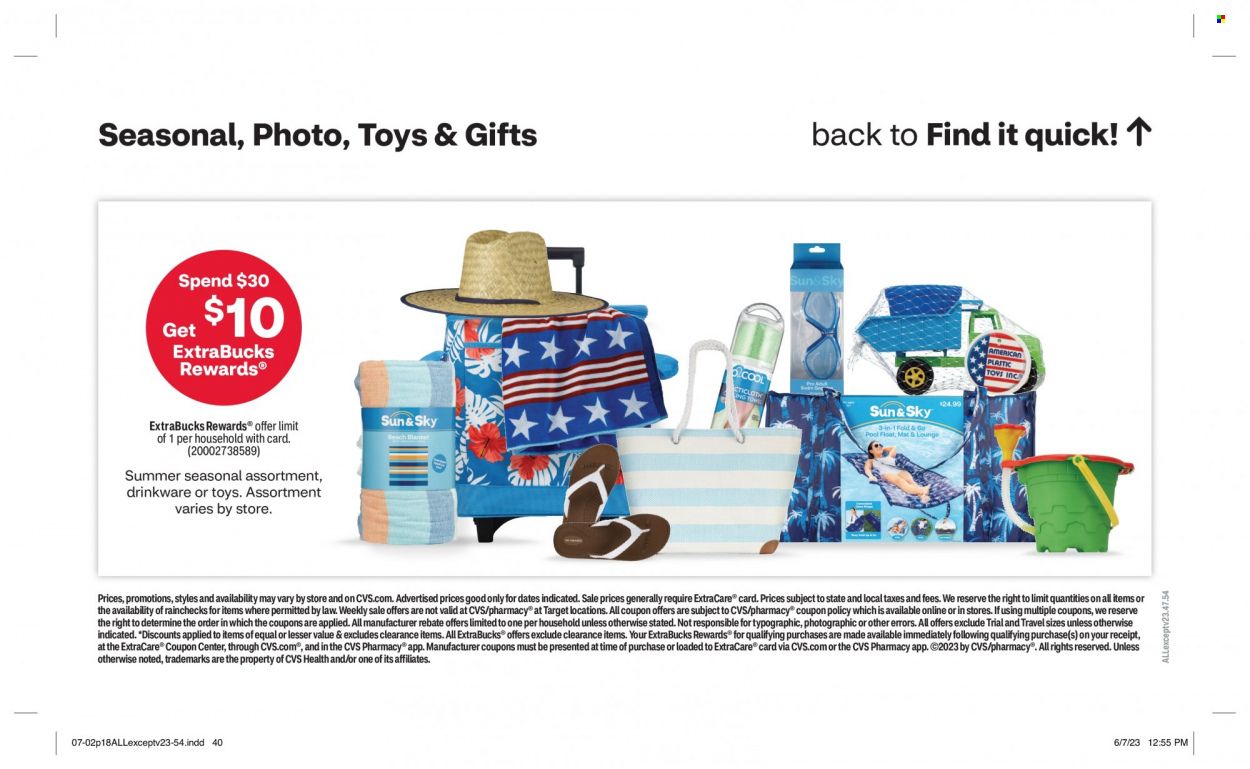 CVS Pharmacy Weekly Ad Flyer Specials July 2 to July 8, 2023