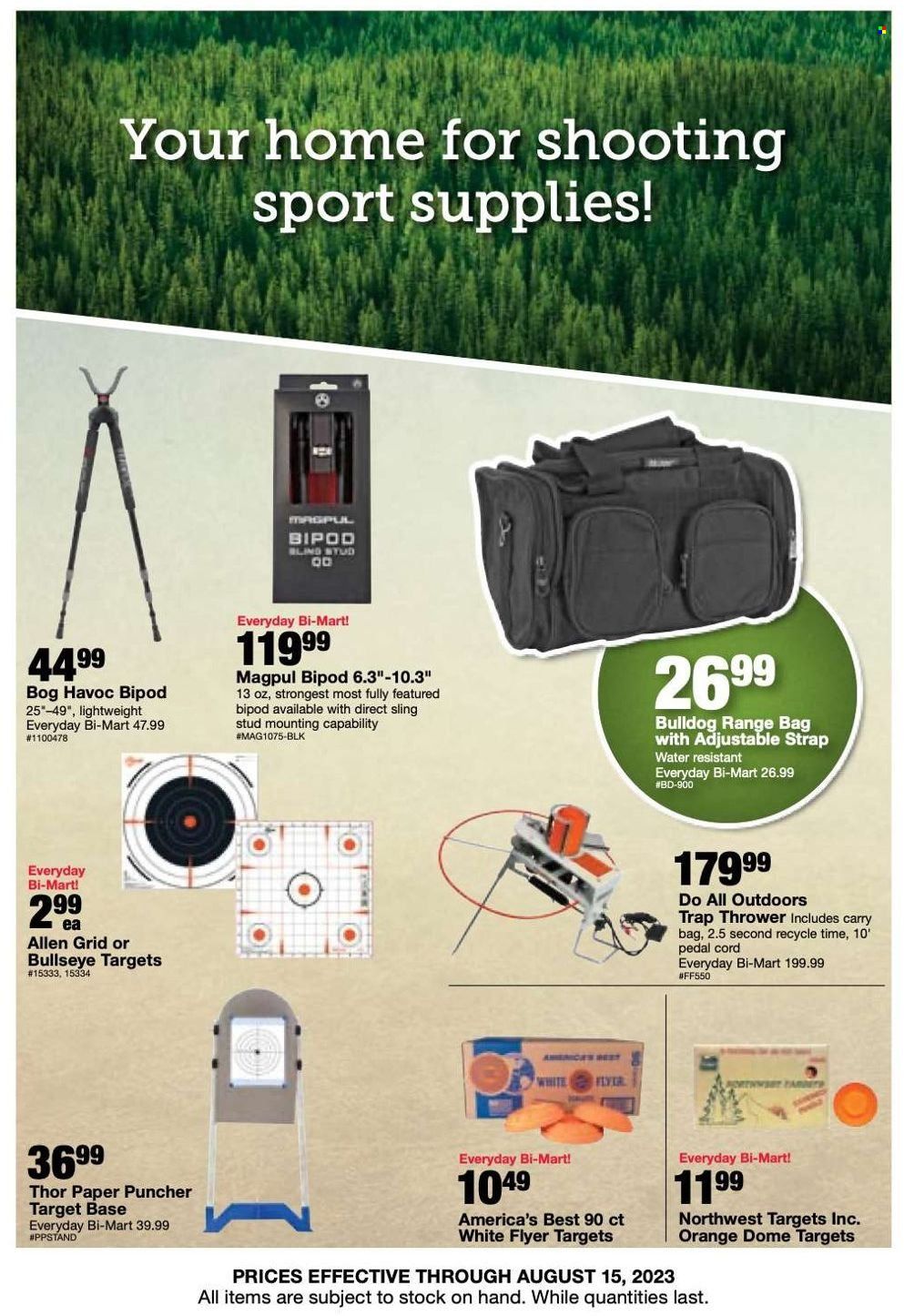 Bi-Mart (ID, OR, WA) Weekly Ad Flyer Specials June 29 to August 15, 2023