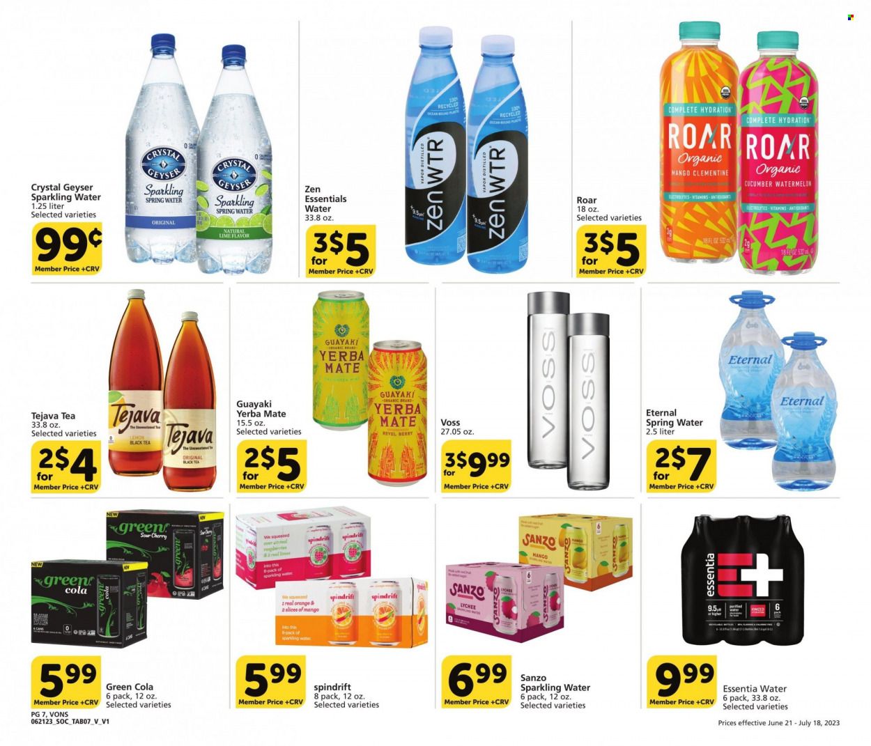 Vons (CA) Weekly Ad Flyer Specials June 21 to July 18, 2023