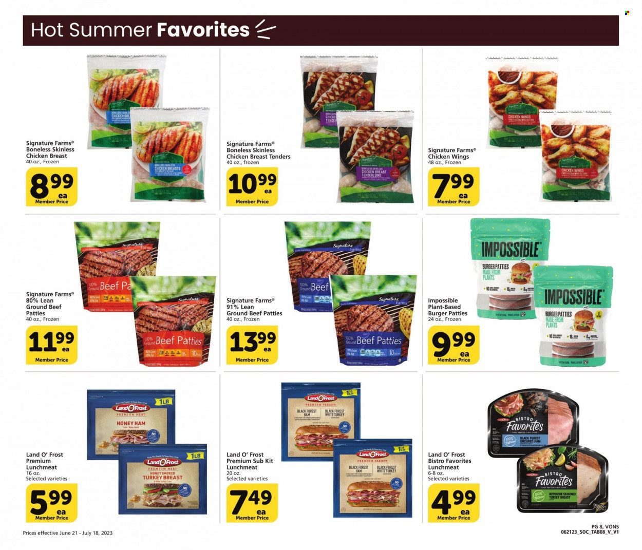 Vons (CA) Weekly Ad Flyer Specials June 21 to July 18, 2023