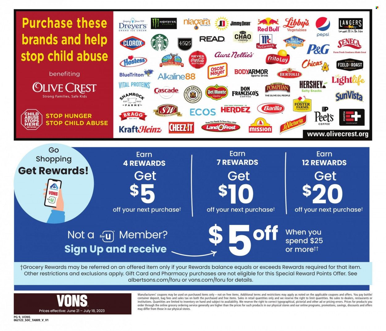Vons (CA) Weekly Ad Flyer Specials June 21 to July 18, 2023