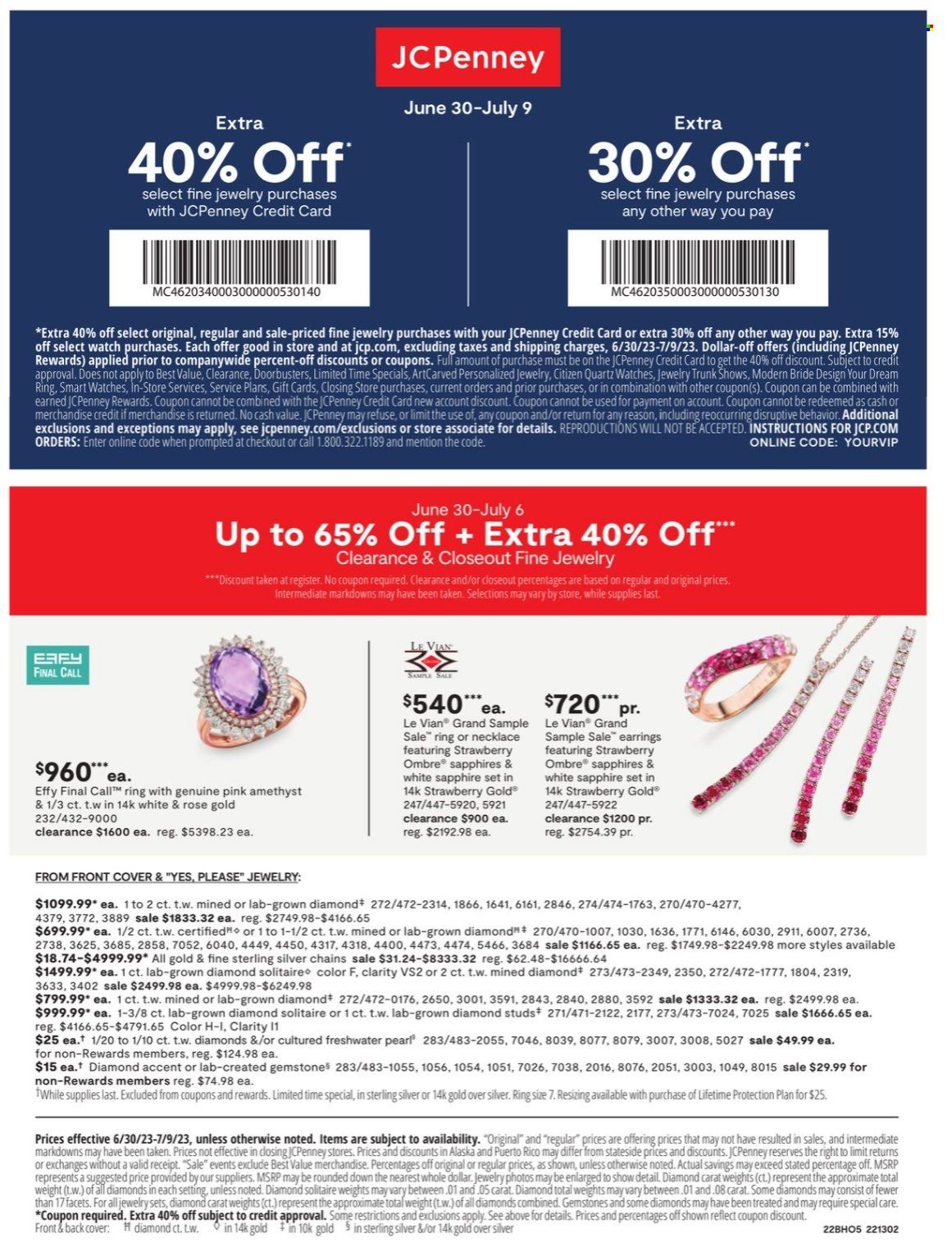 JCPenney Weekly Ad Flyer Specials June 30 to July 9, 2023