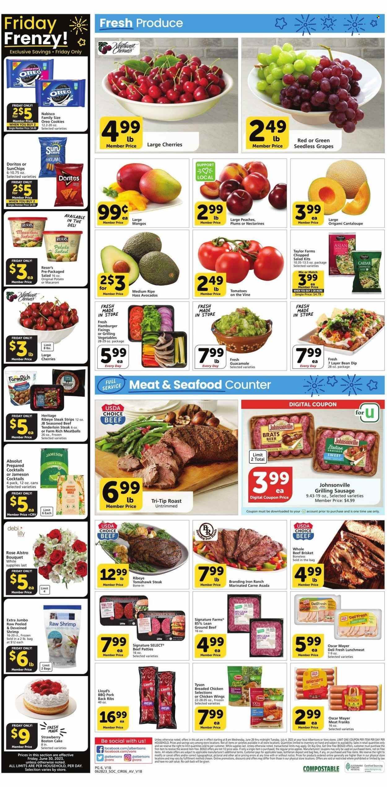 Vons (CA) Weekly Ad Flyer Specials June 28 to July 4, 2023