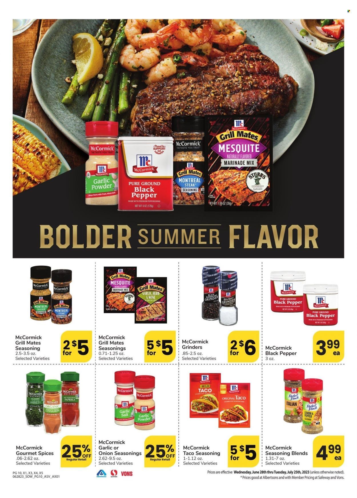 Vons (NV) Weekly Ad Flyer Specials June 28 to July 25, 2023