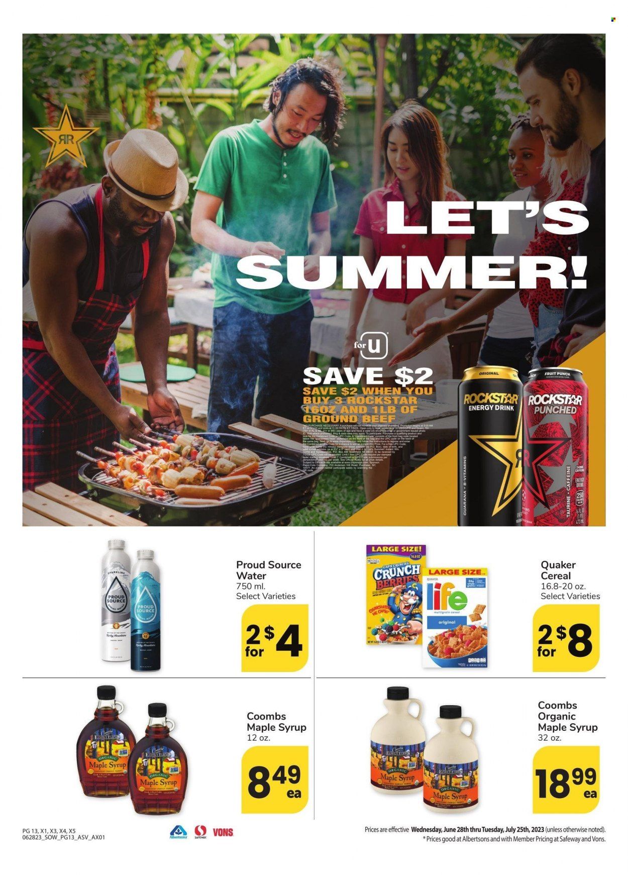 Vons (NV) Weekly Ad Flyer Specials June 28 to July 25, 2023