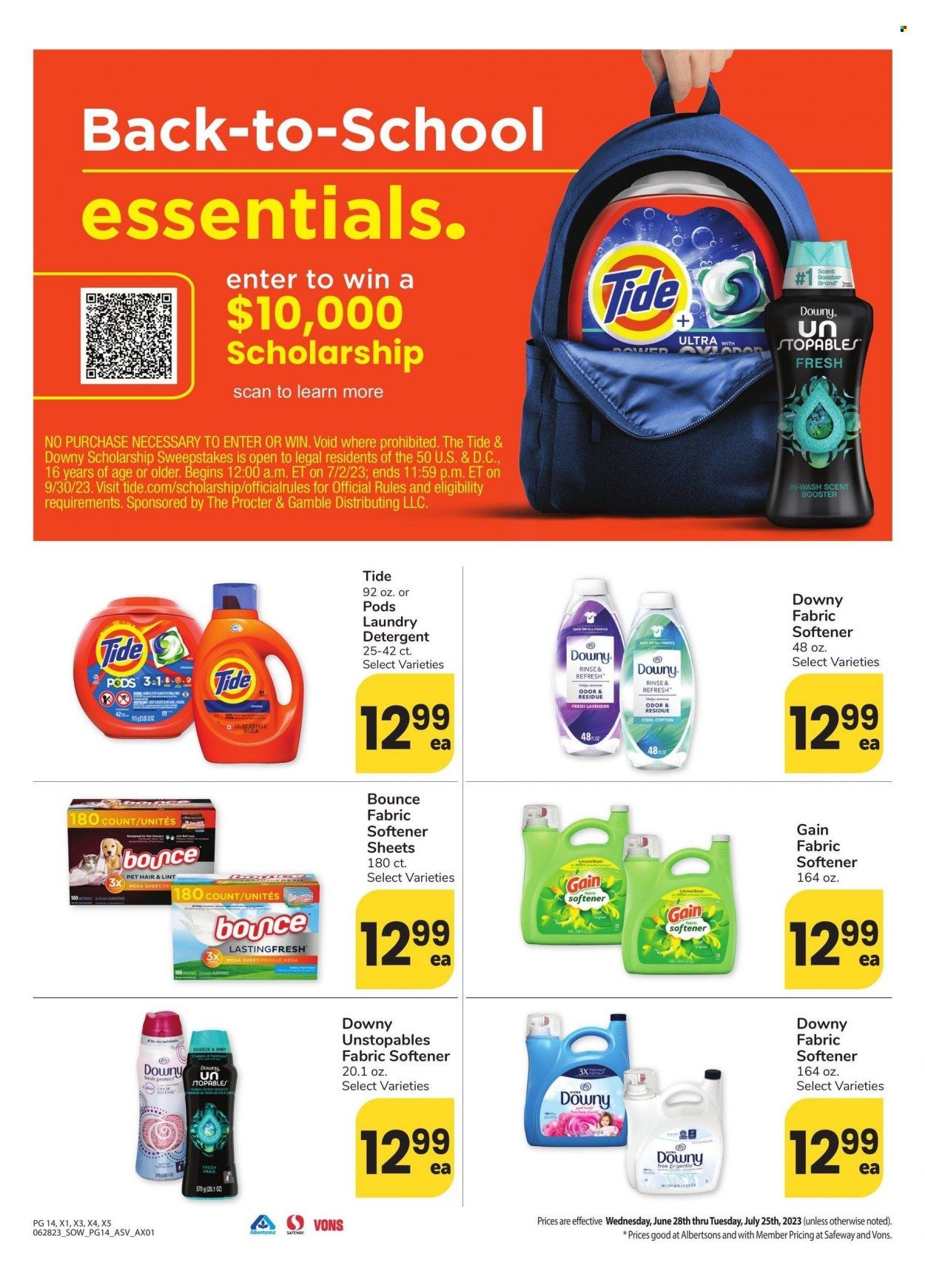Vons (NV) Weekly Ad Flyer Specials June 28 to July 25, 2023
