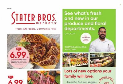 Stater Bros. (CA) Weekly Ad Flyer Specials July 5 to July 11, 2023