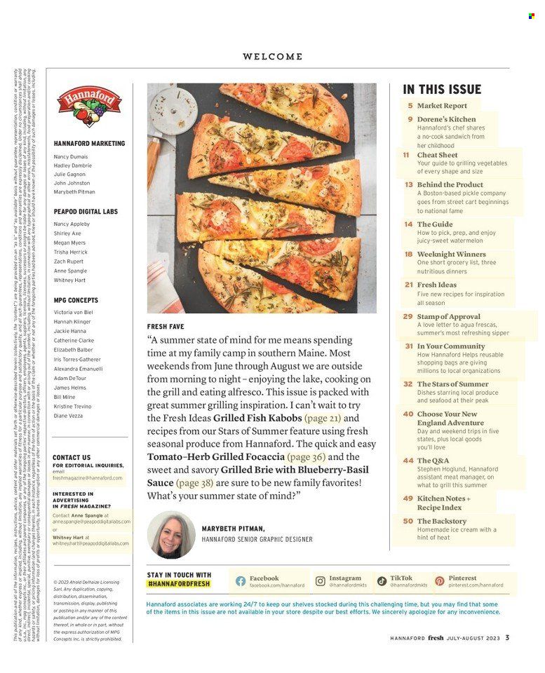 Hannaford (MA, ME, NH, NY, VT) Weekly Ad Flyer Specials July 1 to August 31, 2023