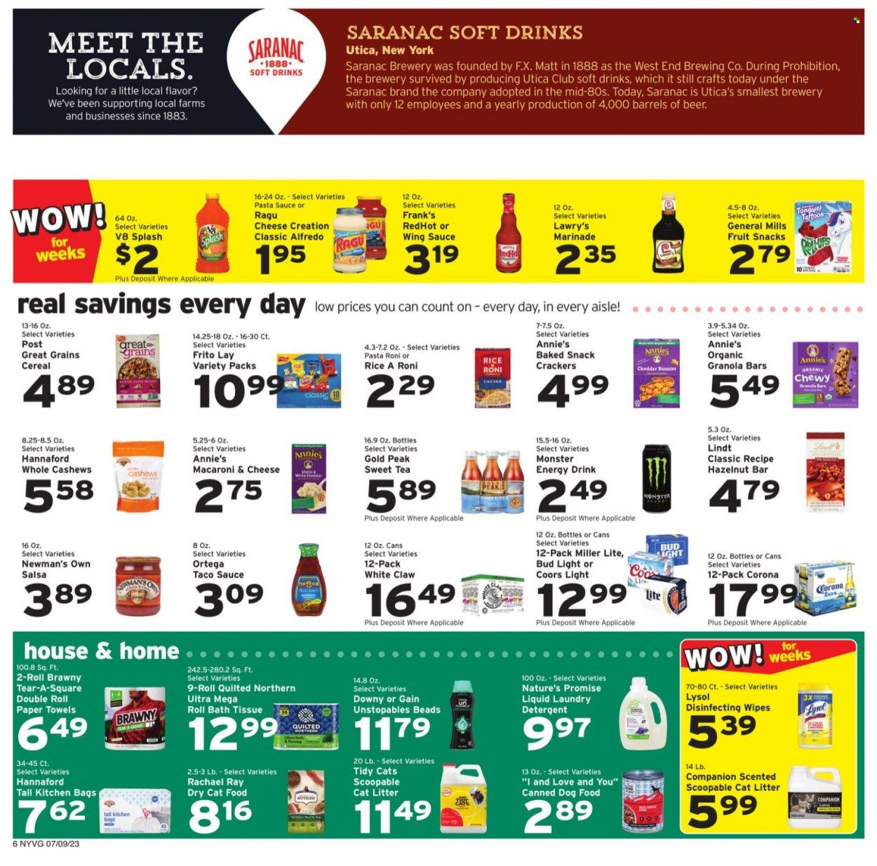 Hannaford (NY) Weekly Ad Flyer Specials July 9 to July 15, 2023