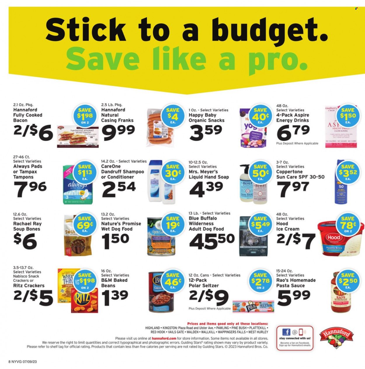 Hannaford (NY) Weekly Ad Flyer Specials July 9 to July 15, 2023