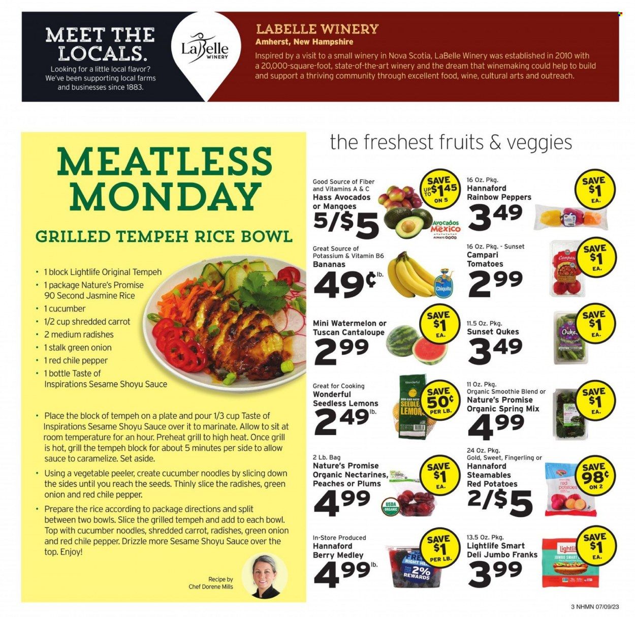 Hannaford (NH) Weekly Ad Flyer Specials July 9 to July 15, 2023