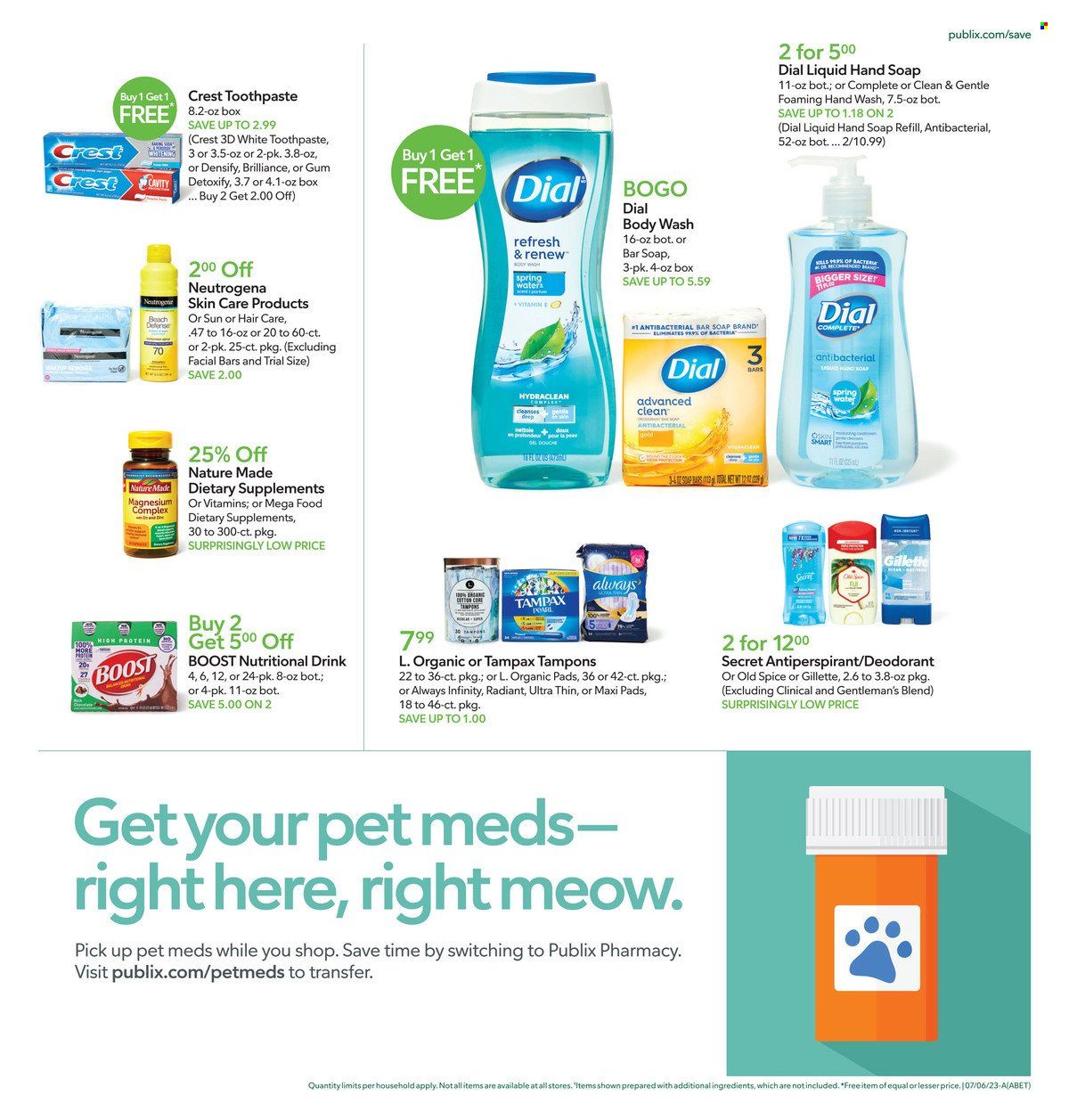 Publix (AL, FL, GA, NC, SC, TN) Weekly Ad Flyer Specials July 5 to July 11, 2023