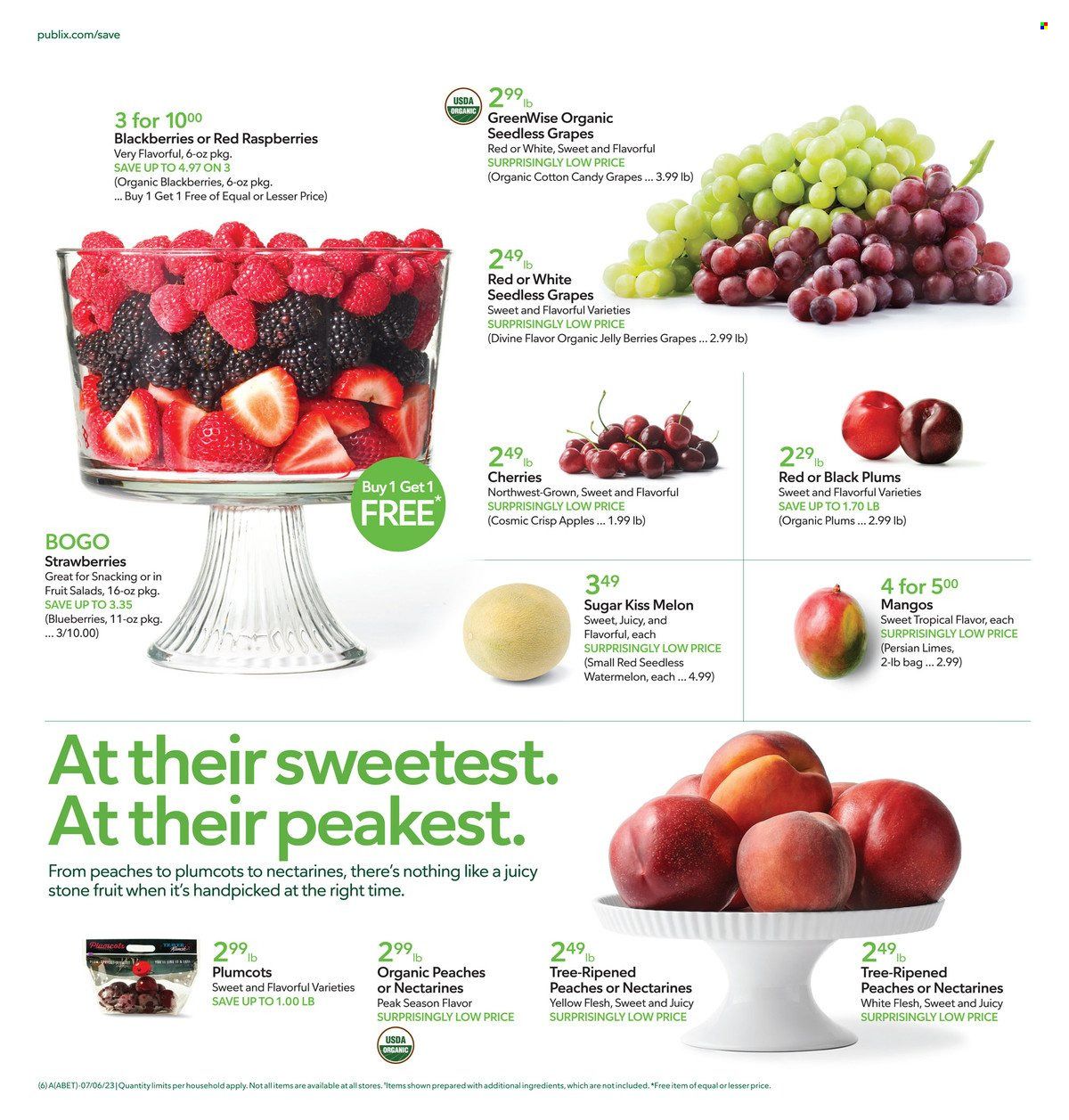 Publix (AL, FL, GA, NC, SC, TN) Weekly Ad Flyer Specials July 5 to July 11, 2023