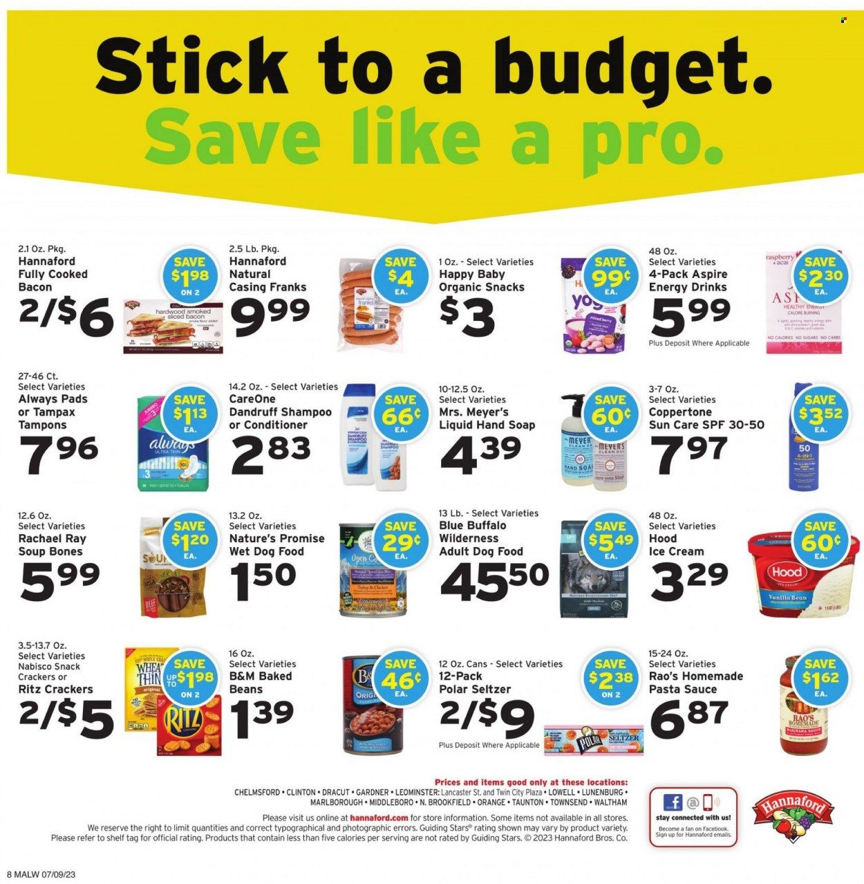 Hannaford (MA) Weekly Ad Flyer Specials July 9 to July 15, 2023