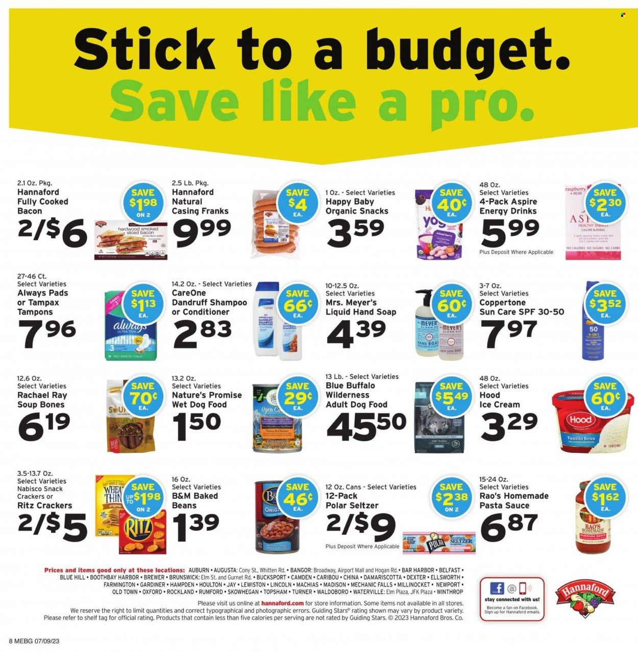 Hannaford (ME) Weekly Ad Flyer Specials July 9 to July 15, 2023