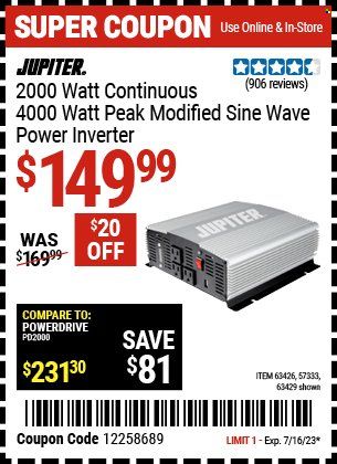 Harbor Freight Weekly Ad Flyer Specials July 5 to July 16, 2023