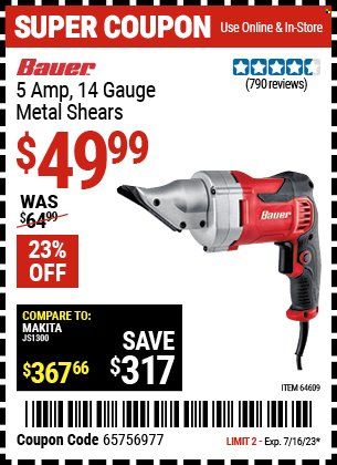 Harbor Freight Weekly Ad Flyer Specials July 5 to July 16, 2023