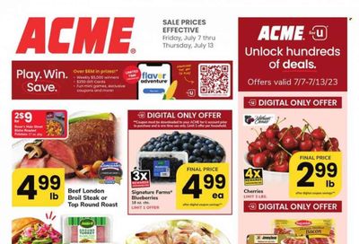 ACME (DE, NJ, NY, PA) Weekly Ad Flyer Specials July 7 to July 13, 2023