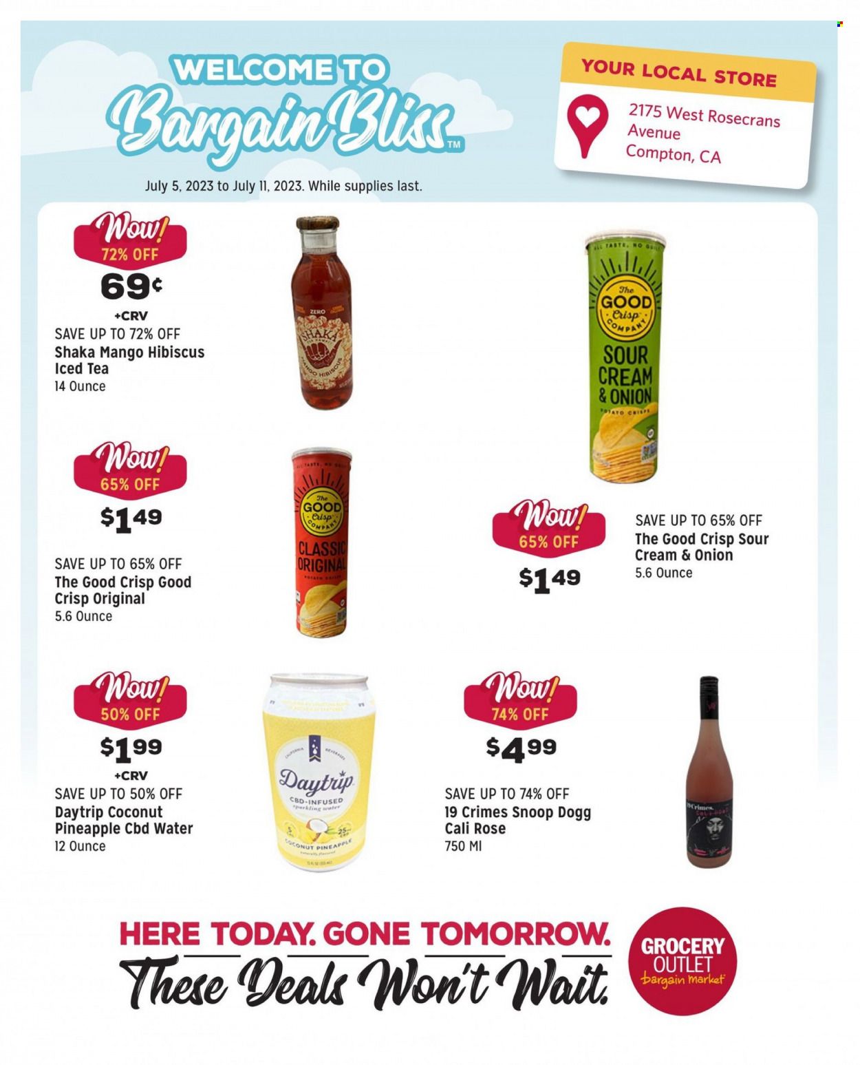 Grocery Outlet (CA, ID, OR, PA, WA) Weekly Ad Flyer Specials July 5 to July 11, 2023