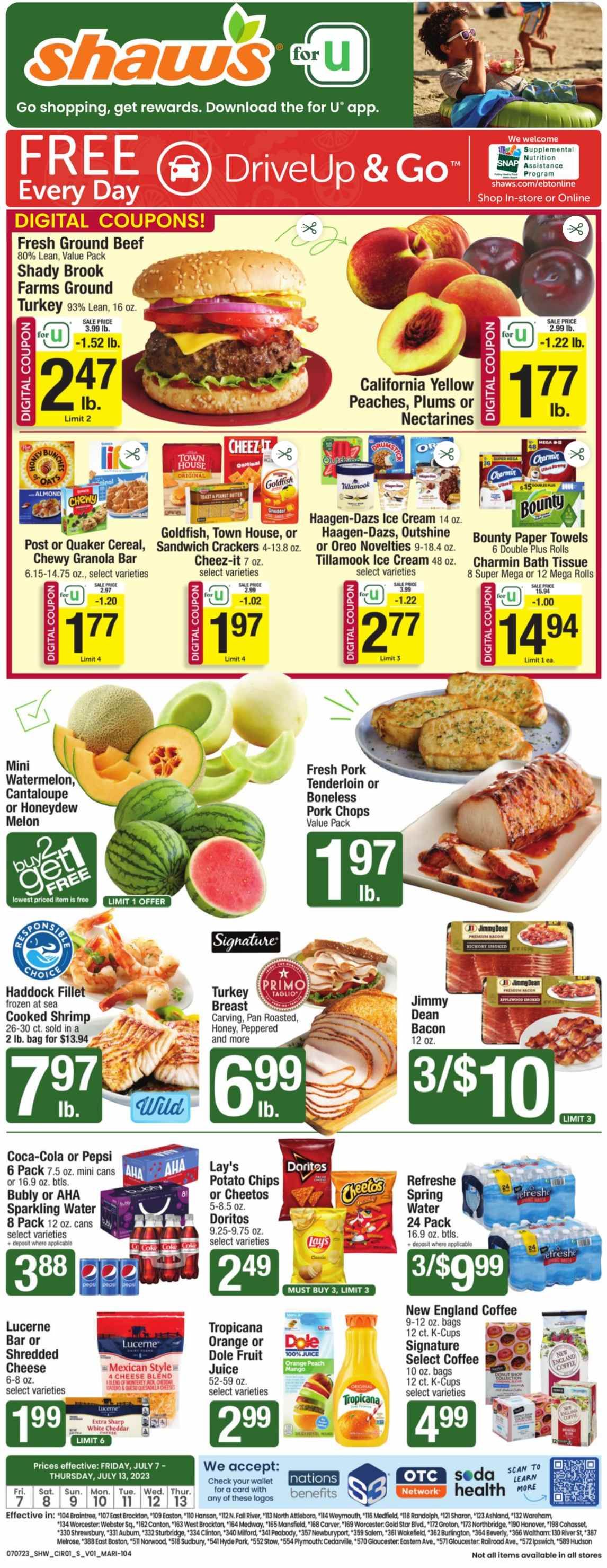 Shaw’s (MA, ME, NH, RI, VT) Weekly Ad Flyer Specials July 7 to July 13, 2023