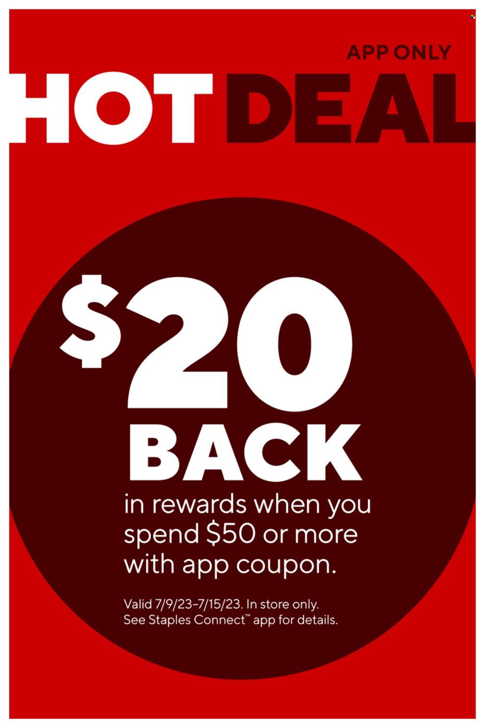 Staples Weekly Ad Flyer Specials July 9 to July 15, 2023