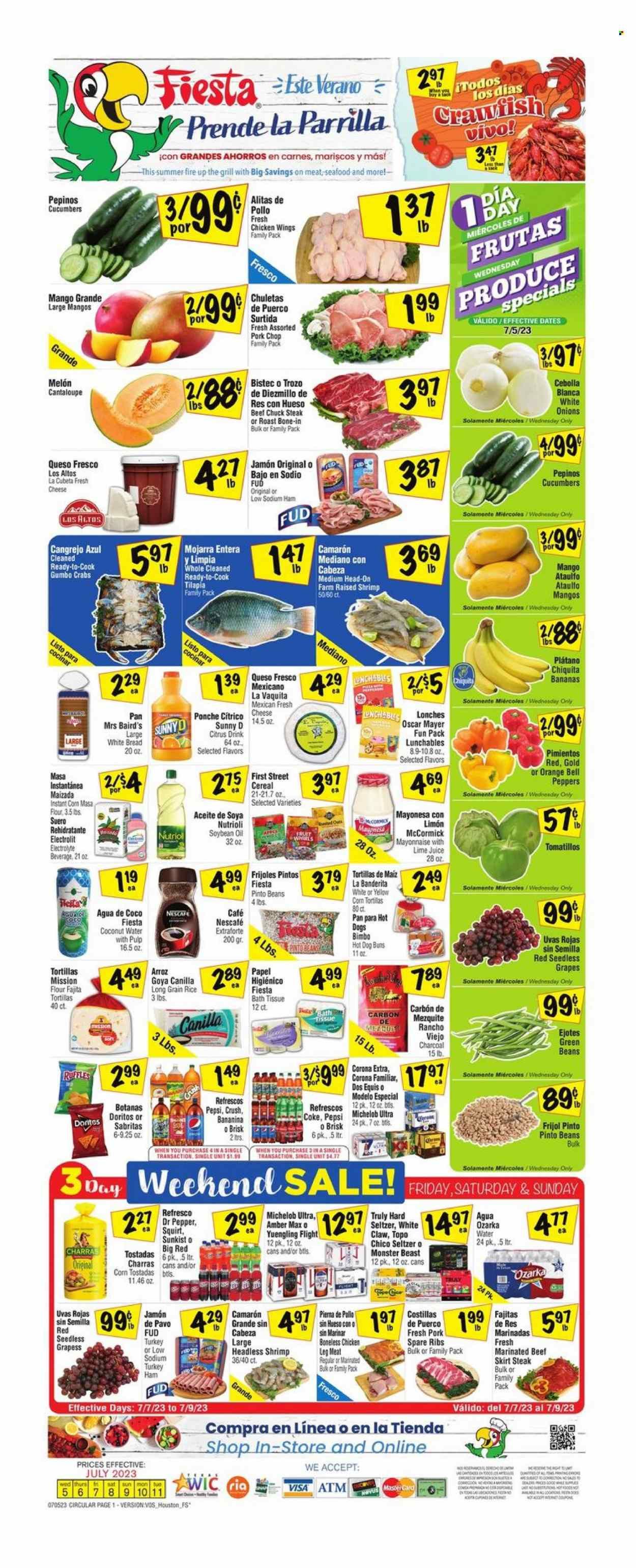 Fiesta Mart (TX) Weekly Ad Flyer Specials July 5 to July 11, 2023