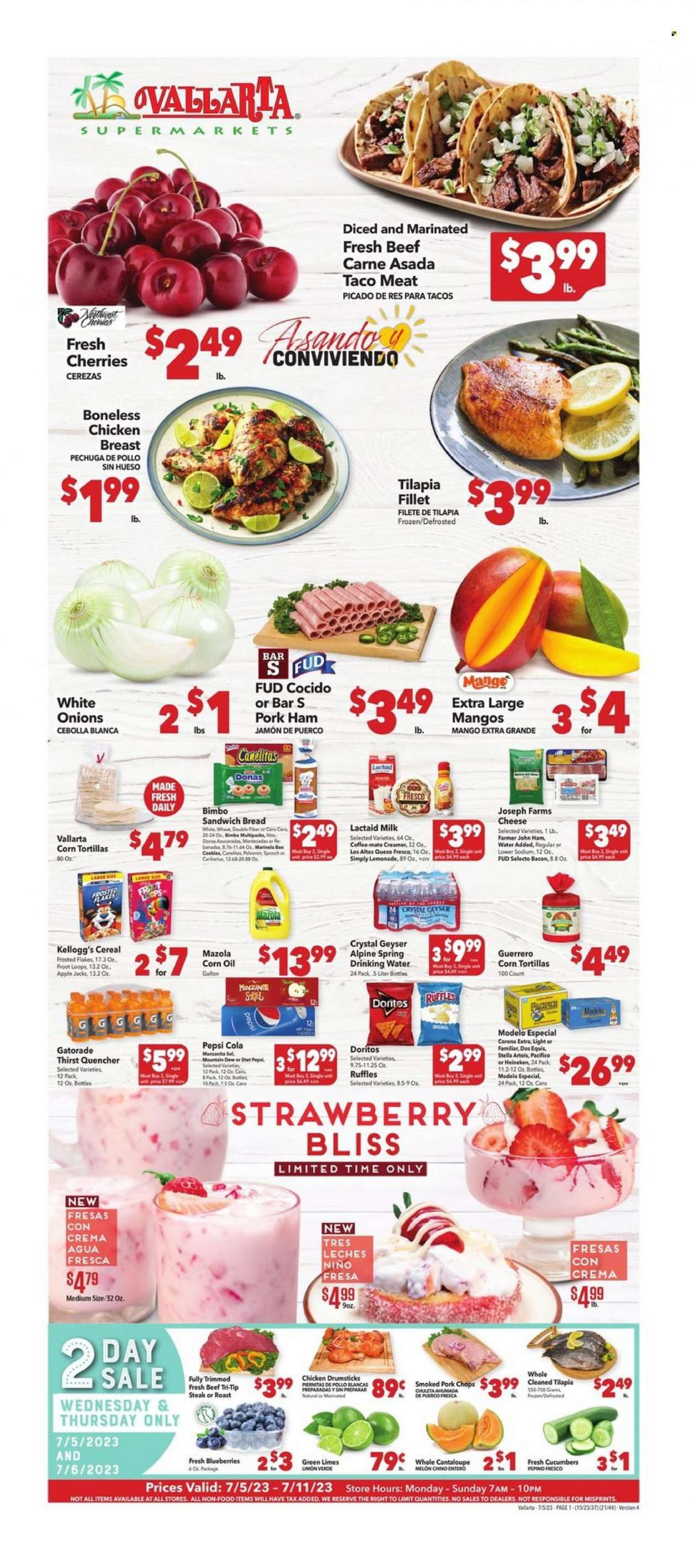 Vallarta (CA) Weekly Ad Flyer Specials July 5 to July 11, 2023