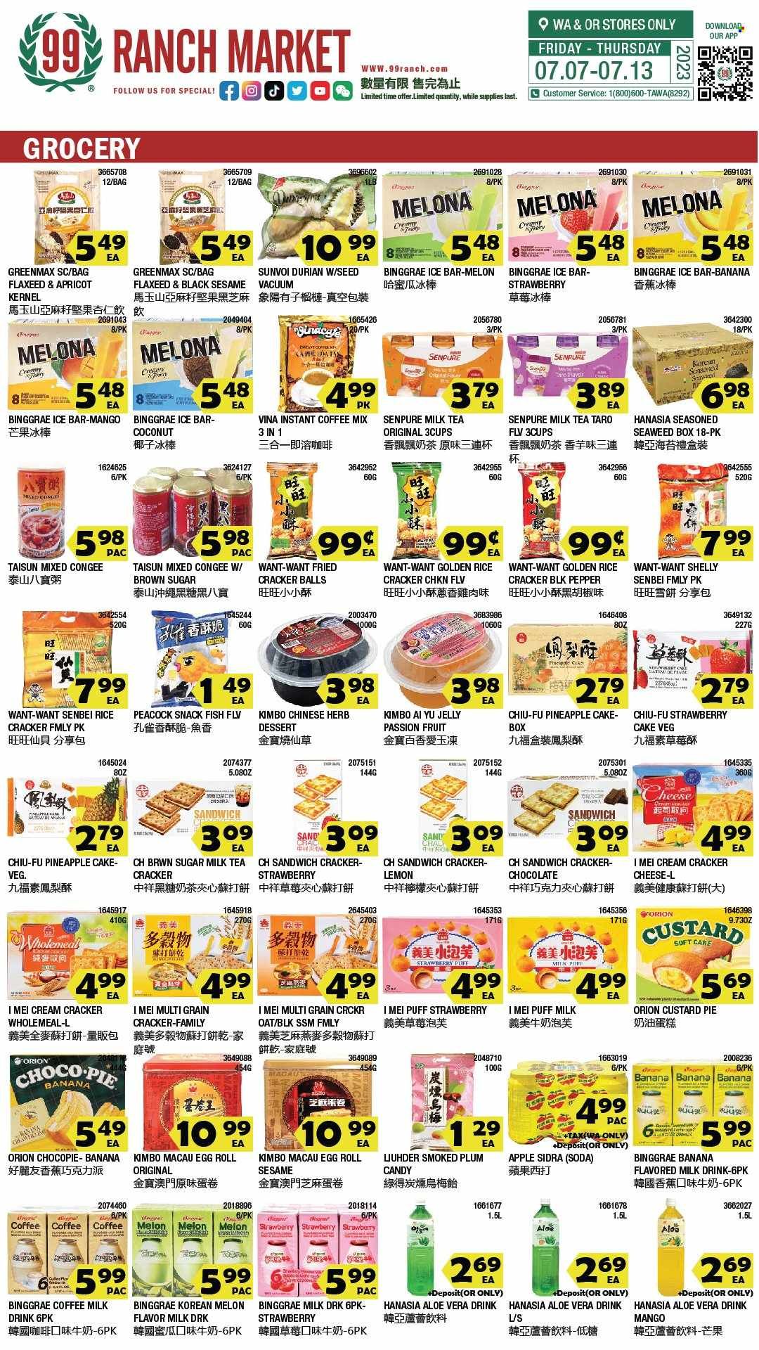 99 Ranch Market (10, 19, 40, CA, MD, NJ, OR, TX, WA) Weekly Ad Flyer Specials July 7 to July 13, 2023
